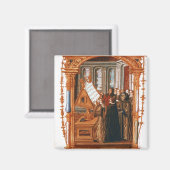 Illustration zum Chorsingen Magnet (Vorderseite/Rückseite)