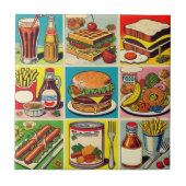 Illustration zum Comic Vintager Lebensmittel Fliese (Vorderseite)