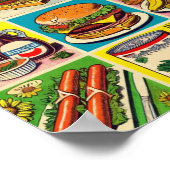 Illustration zum Comic Vintager Lebensmittel Poster (Ecke)