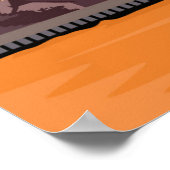 Illustration zum digitalen Reisen in Bangkok Thail Poster (Ecke)