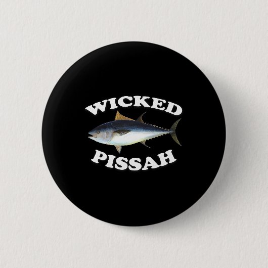 Illustration zum Fischen von Rotem Thun Button (Vorderseite)