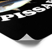 Illustration zum Fischen von Rotem Thun Poster (Ecke)