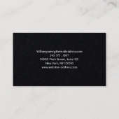 Illustration zum Gelbbvogelfinch Visitenkarte (Rückseite)