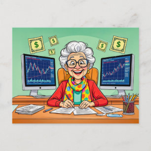 Illustration zum Großhandel Feiertagspostkarte