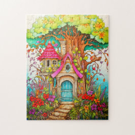 Illustration zum kreativen Magischen Pilz Puzzle