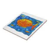 Illustration zum Leben in der Fischsee Fliese (Seite)