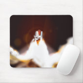 Illustration zum nächtlichen Start von Space Shutt Mousepad (Mit Mouse)