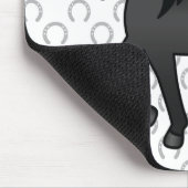 Illustration zum Niedlichen Cartoon von Black Trot Mousepad (Ecke)