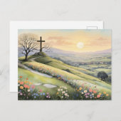 Illustration zum Ostersonnenaufgang Postkarte (Vorne/Hinten)