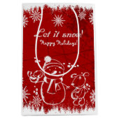 Illustration zum Rot und Weiß Mittlere Geschenktüte (Vorderseite)