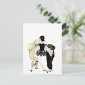 Illustration zum Roten Tod Postkarte (Stehend Vorderseite)