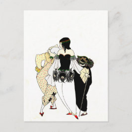 Illustration zum Roten Tod Postkarte