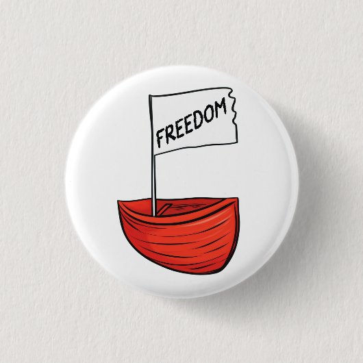 Illustration zum Schiff der nautischen Freiheit Button (Vorderseite)