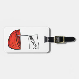 Illustration zum Schiff der nautischen Freiheit Gepäckanhänger