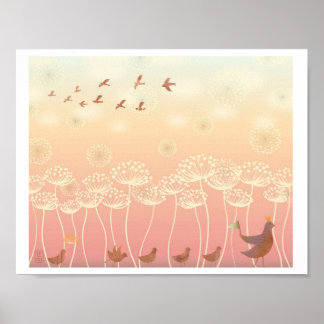 Illustration zum Schultag von Königin Anne Poster