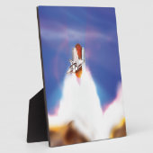 Illustration zum Start von Space Shuttle Fotoplatte (Seite)