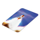Illustration zum Start von Space Shuttle Magnet (Linke Seite)