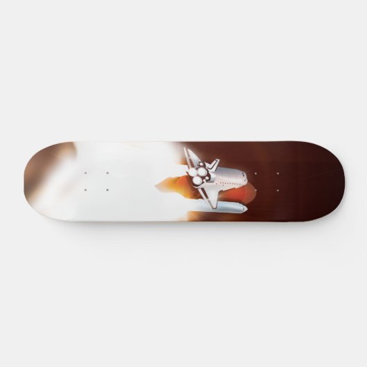 Illustration zum Start von Space Shuttle Skateboard (Horizontal)
