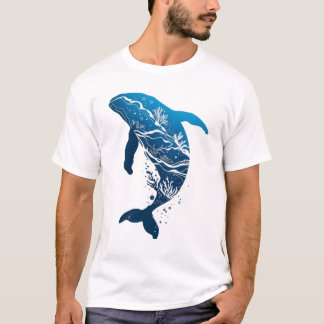 Illustration zum Traumwal im Ozean T-Shirt