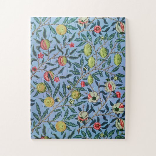 Illustration zum Vintagen Fruchtpomegranat Puzzle (Vertikal)