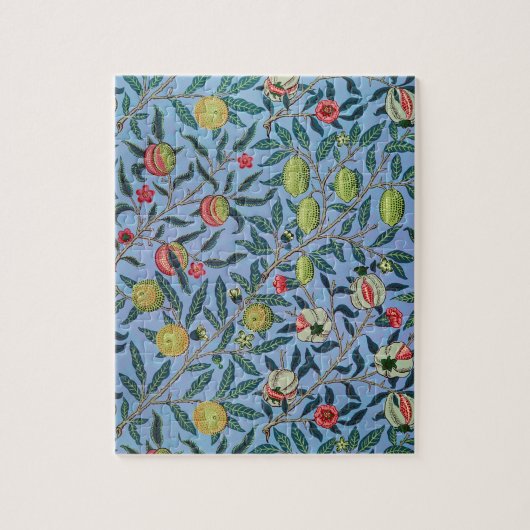 Illustration zum Vintagen Fruchtpomegranat Puzzle (Vertikal)