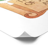 Illustration zum Vintagen Kinderboot Poster (Ecke)