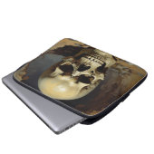 Illustration zum Zeichnen von Ölgemälden auf Skull Laptopschutzhülle (Vorne Knopf)