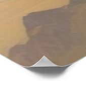 Illustration zum Zeichnen von Ölgemälden auf Skull Poster (Ecke)