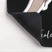 Illustration zur ästhetischen Blume "für Sie" Mousepad (Ecke)