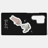 Illustration zur ästhetischen Blume "für Sie" Samsung Galaxy Hülle (Rückseite (Horizontal))