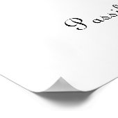 Illustration zur Blume Vintager Leidenschaft Poster (Ecke)