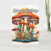 Illustration zur Erdung von Sprouting-Pilzhütte Karte (Vorderseite)