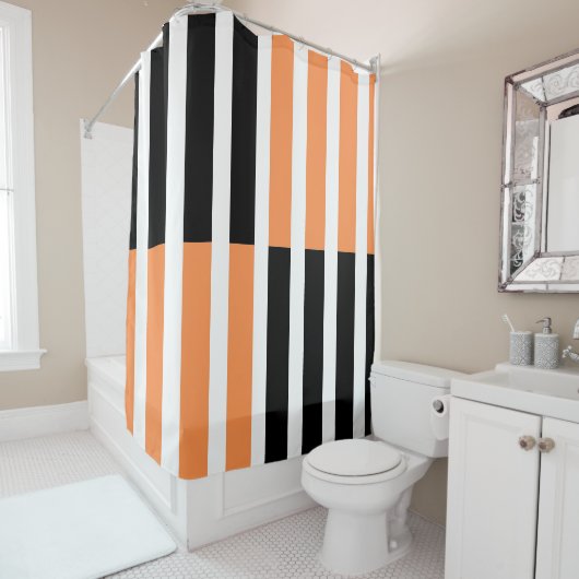 Illustration zur grafischen Form Duschvorhang (Beispiel)