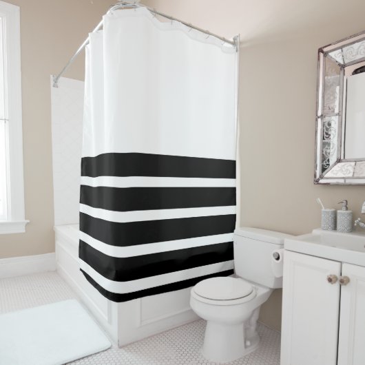 Illustration zur grafischen Form Duschvorhang (Beispiel)