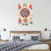 Illustration zur hermetischen Philosophie Leinwanddruck (Insitu (Schlafzimmer))