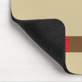 Illustration zur niedlichen langen Dackel Mousepad (Ecke)