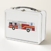 Illustration zur Rettung von Feuerwehrfahrzeugen Metall Brotdose (Vorderseite)