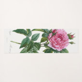 Illustration zur Rose Yogamatte (Rückseite (Horizontal))