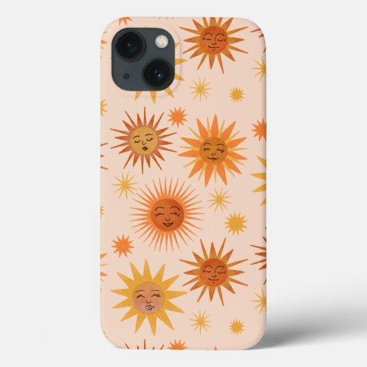 Illustration zur Sonnenfront Orange Wasserfarbe Case-Mate iPhone Hülle (Rückseite)