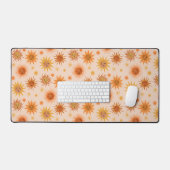 Illustration zur Sonnenfront Orange Wasserfarbe Schreibtischunterlage (Tastatur & Maus)