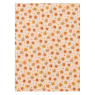 Illustration zur Sonnenfront Orange Wasserfarbe Tischdecke
