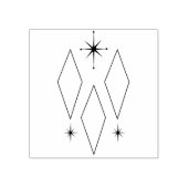 Illustration zur Sternexplosion moderner Diamanten Gummistempel (Prägung)