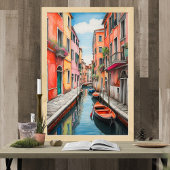 Illustration zur Venedig-Straße Poster