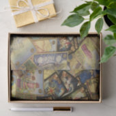 Illustration zur Verbreitung von Tarot-Karten Seidenpapier (Geschenk)