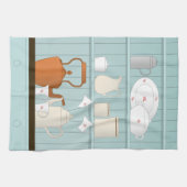 Illustration zur Vintagen Küche Geschirrtuch (Horizontal)