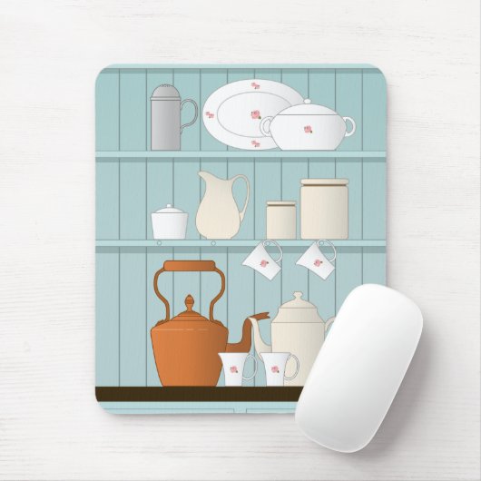 Illustration zur Vintagen Küche Mousepad (Mit Mouse)