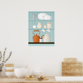 Illustration zur Vintagen Küche Poster (Küche)