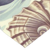 Illustration zur Vintagen nautischen Meereswelt Tischdecke (Schrägansicht)