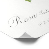 Illustration zur Vintagen Rose Poster (Ecke)