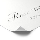 Illustration zur Vintagen Rose Poster (Ecke)